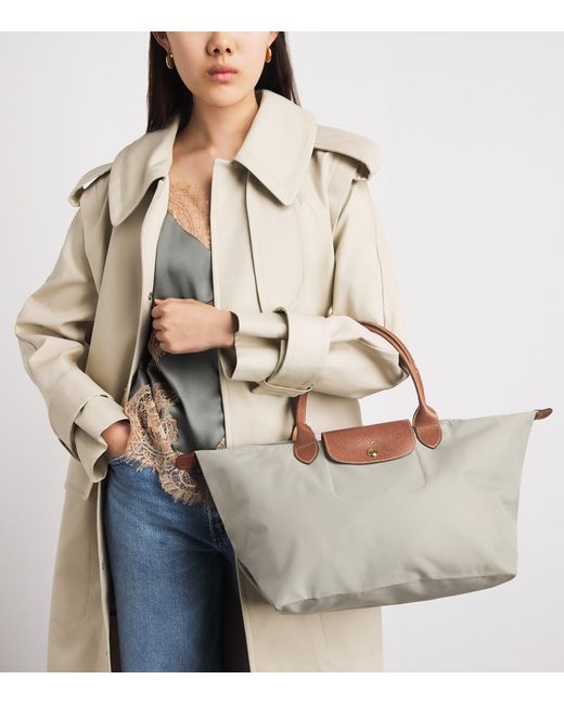 Longchamp Natural Medium Le Pliage Original Handbag
