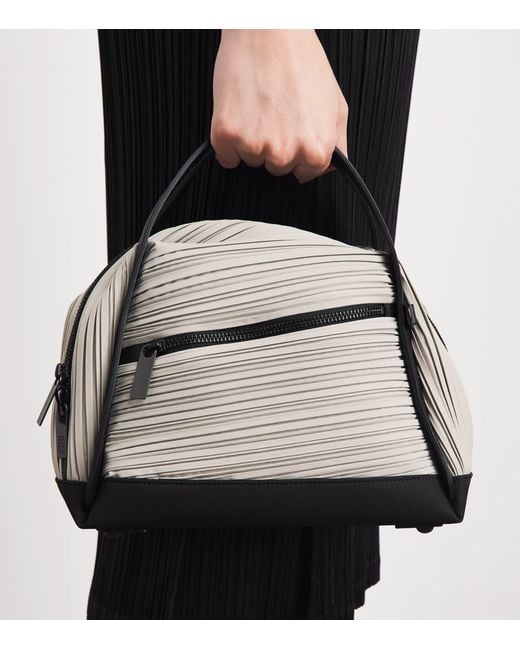 Pleats Please Issey Miyake Metallic Bias Pleats Top-Handle Bag
