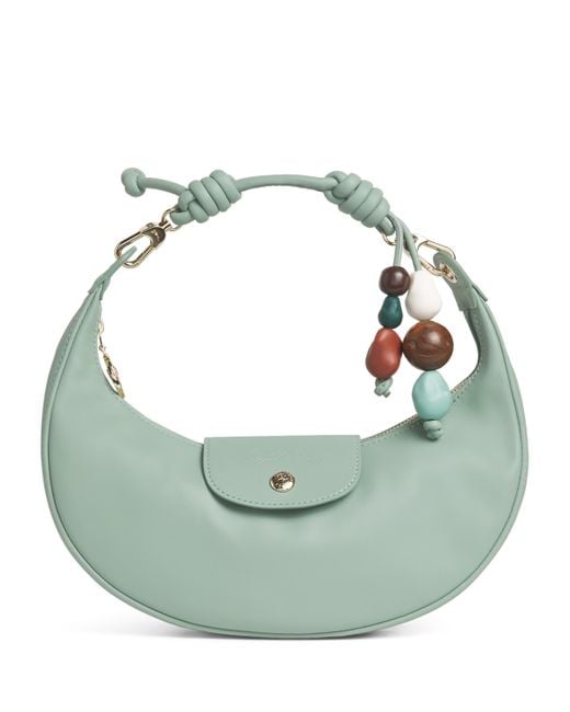 Longchamp Green Medium Leather Le Pliage Xtra Shoulder Bag