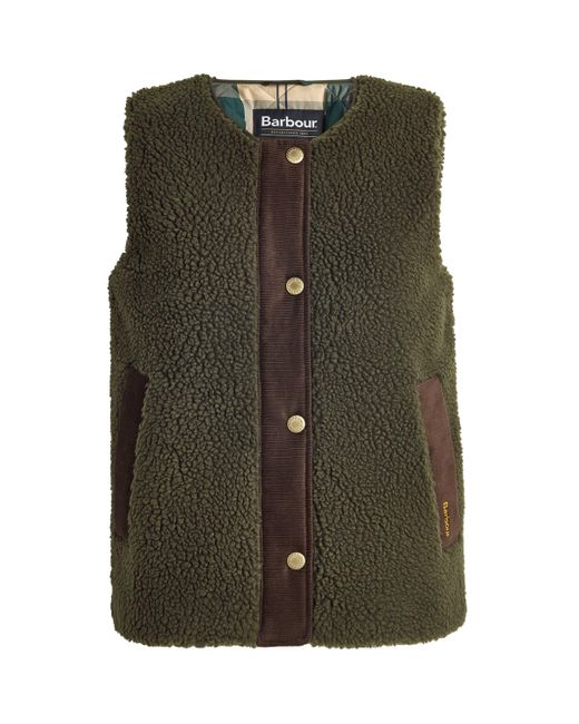 Barbour Green Teddy Dulsie Gilet