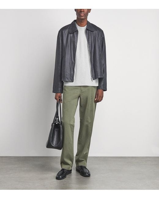 Vince Green Cotton-Linen Louie Chinos for men