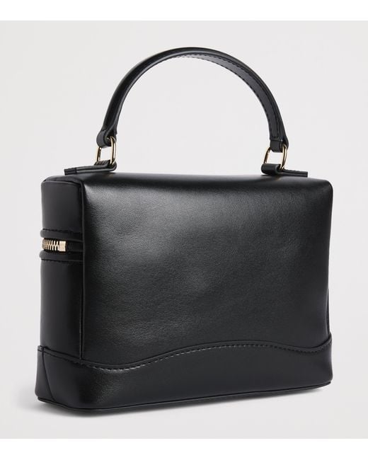 Sandro Black Leather Tangolino Vanity Bag