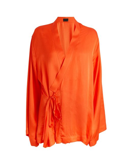 Delos Orange Tao Kimono Jacket