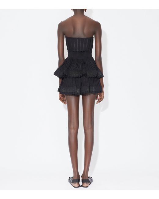Alaïa Black Strapless Crinoline Top