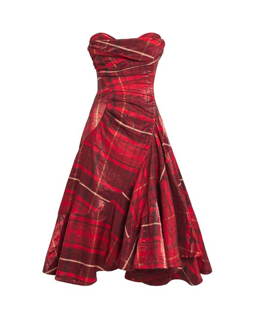 Vivienne Westwood Red Spiral Midi Dress