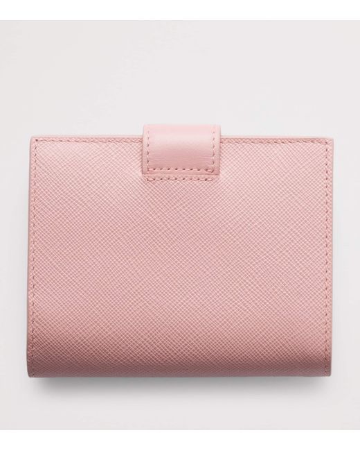 Prada Pink Small Leather Wallet