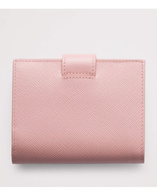 Prada Pink Small Leather Wallet