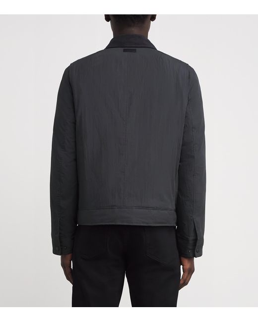 Rag & Bone Black Down-Filled Derrick Shirt Jacket for men