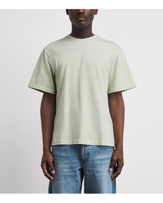 Agolde White Cotton Asha T-Shirt for men