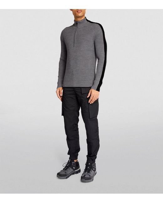 Men's Merino Lodge Long Sleeve Half Zip Sweater