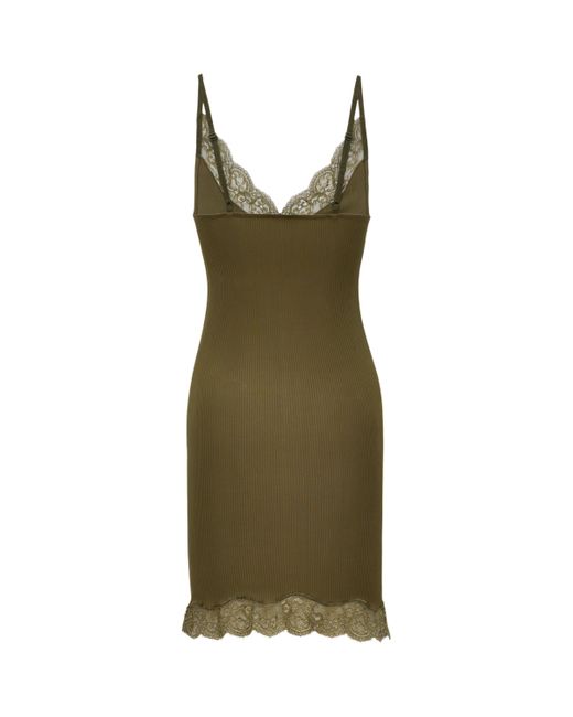 chinese dress ladies SAINT LAURENT Lace Mini Dress