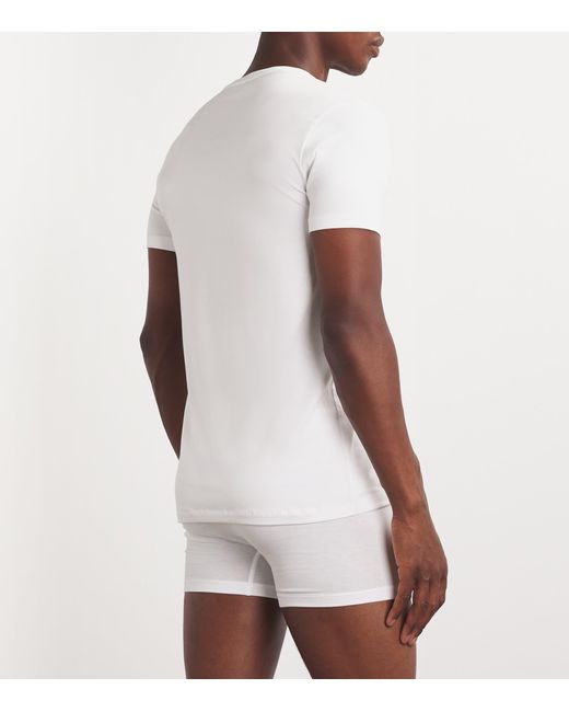 Falke White Daily Comfort T-Shirt for men