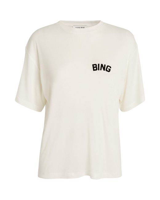 Anine Bing Natural Hollywood Louis T-shirt
