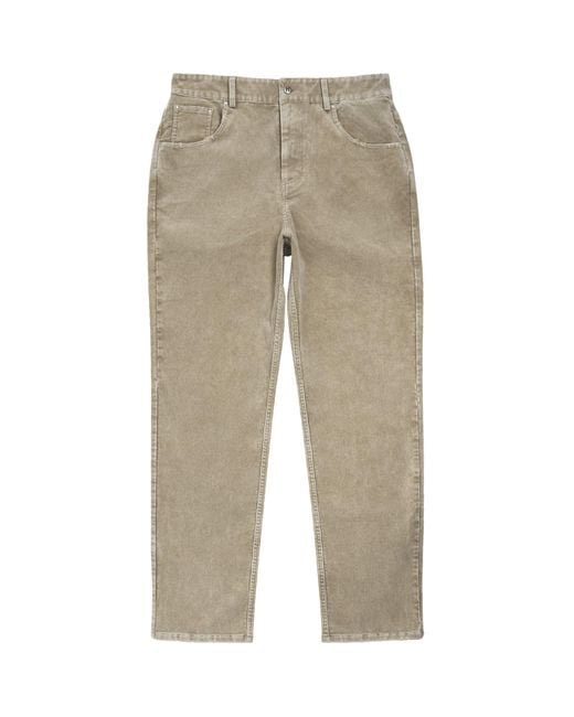 Represent Natural Corduroy Straight Trousers for men