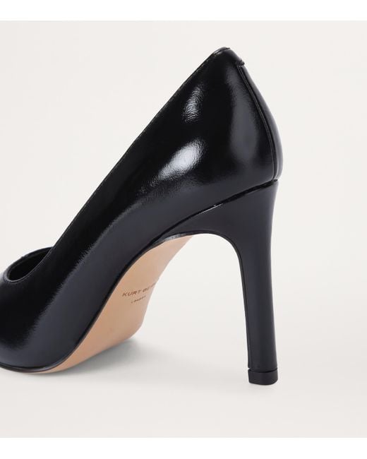 Kurt Geiger Black Patent Leather Regent Pumps 90