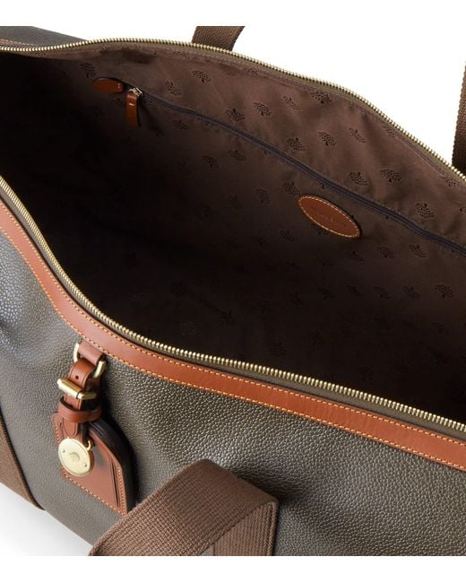 Mulberry Brown Medium Clipper Holdall for men