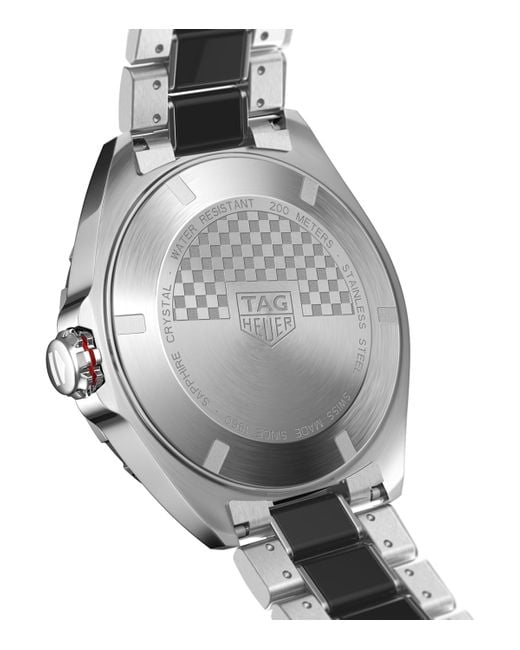 Tag Heuer Gray Stainless Steel Formula 1 Calibre 5 Watch for men