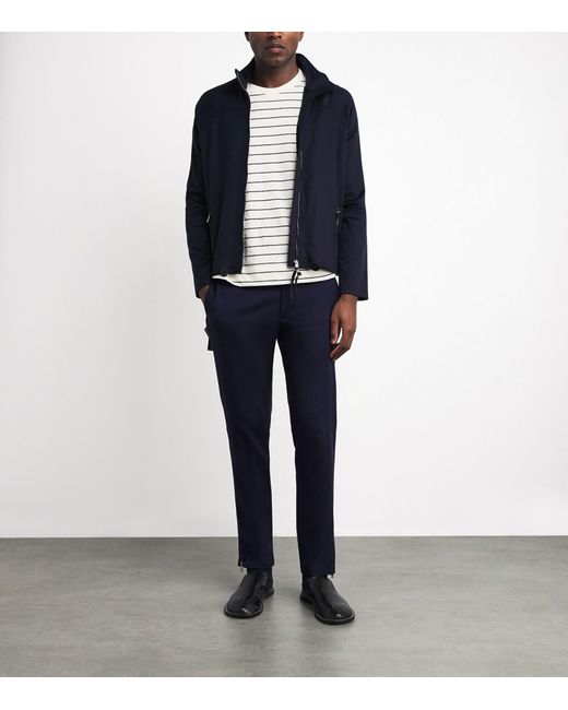Alan Scott Blue Cashmere-Blend Sweatpants for men