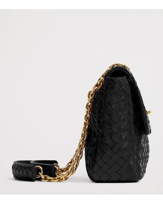 Bottega Veneta Black Leather Madison Shoulder Bag