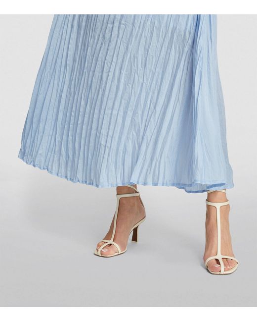 NINETY PERCENT Blue Crinkled Ranaculus Skirt