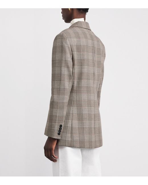 Anine Bing Gray Wool Aretha Blazer