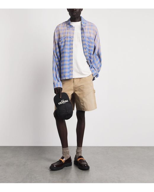 Represent Blue Santa Monica Flannel Shirt for men