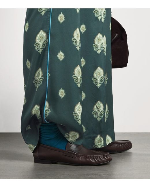 Sandro Green Paisley Trousers