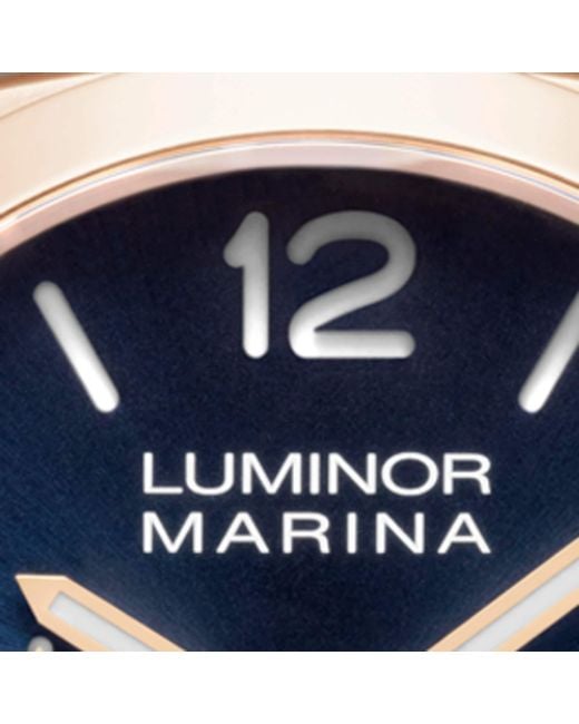 Panerai Blue Goldtech Luminor Marina Watch for men