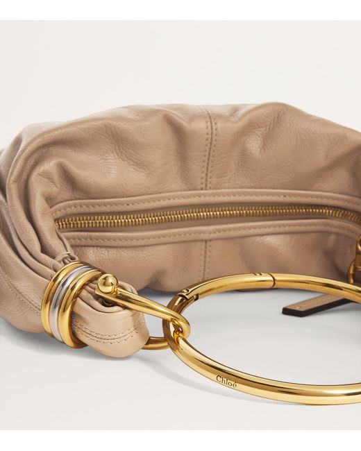 Chloé Natural Small Leather Bracelet Bag