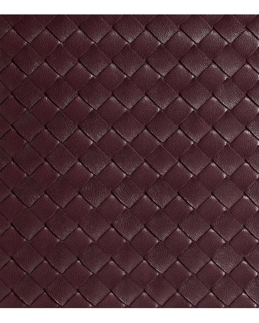 Bottega Veneta Purple Small Leather Veneto Tote Bag for men