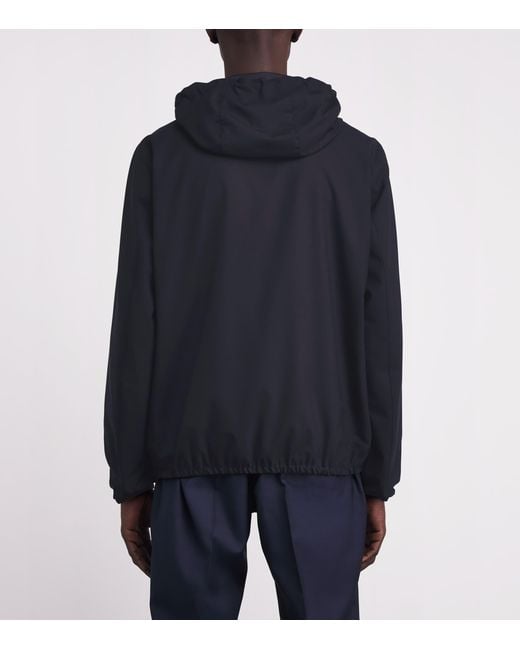 Herno Blue Reversible Bomber Jacket for men
