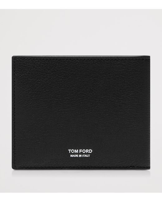 Tom Ford Black Leather Bifold Wallet for men