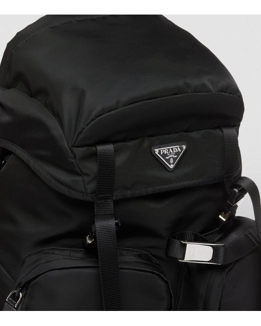 Prada Black Re-Nylon Backpack for men