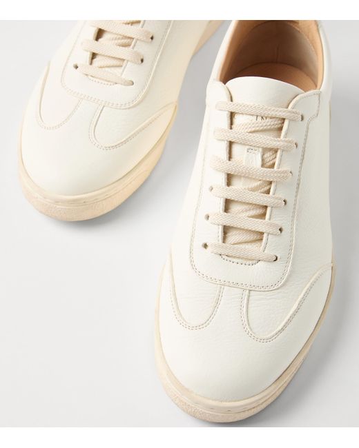 Brunello Cucinelli Natural Deerskin Sneakers for men