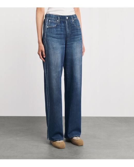 Rag & Bone Blue Miramar Straight Sweatpants