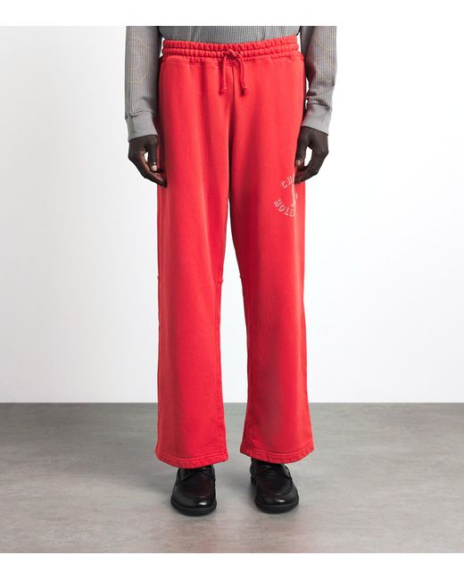 CHERRY LA Red Hollywood Parachute Straight Sweatpants for men