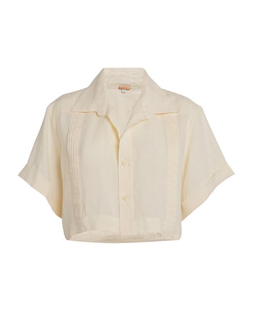 Johanna Ortiz Natural Organic Linen Cloud Forest Shirt