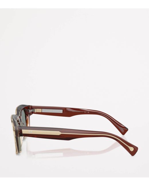 Brunello Cucinelli Gray Acetate Square Jared Sunglasses for men