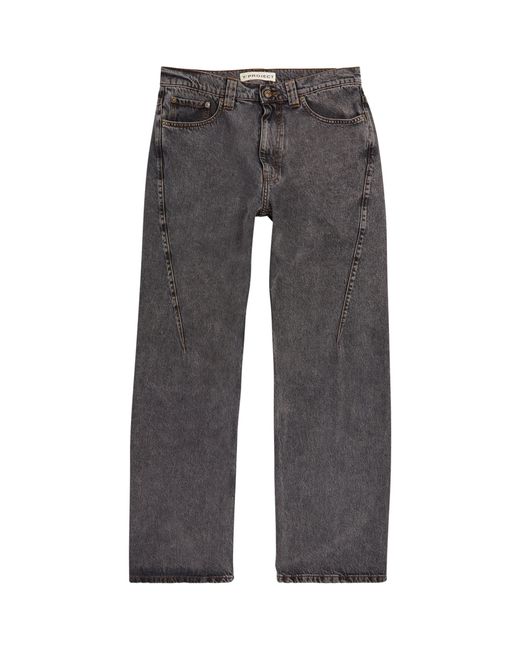 Y. Project Gray Evergreen Straight Jeans for men