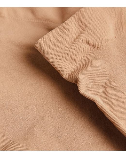 Skims Natural Seamless Sculpt Mid-Thigh Shorts