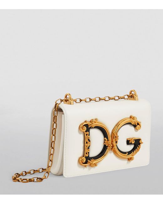 Dolce & Gabbana Metallic Dg Girls Cross-Body Bag