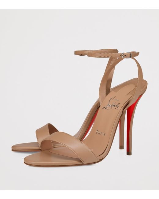 Christian Louboutin Pink Miss Z Leather Heeled Sandals 100