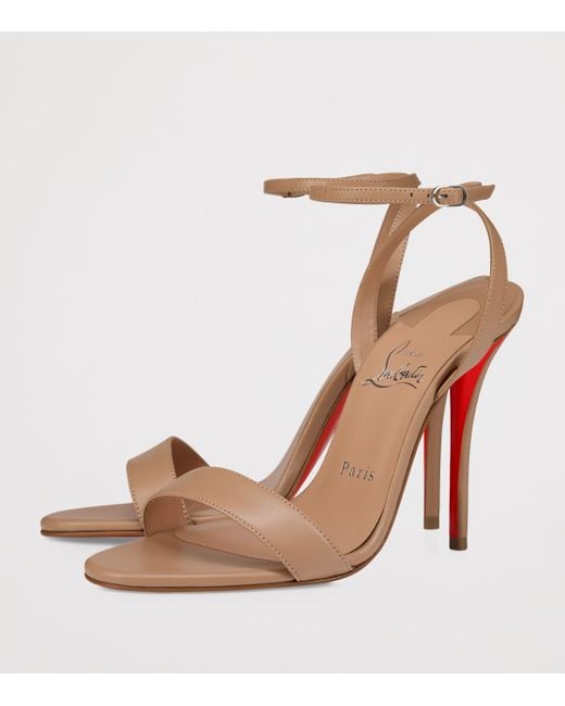 Christian Louboutin Pink Miss Z Leather Heeled Sandals 100