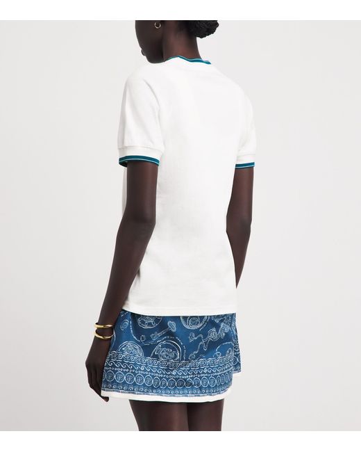 ALÉMAIS White Cotton Lucky T-Shirt