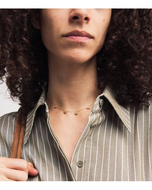 L'Atelier Nawbar White And Diamond N*93 Salvatore Choker