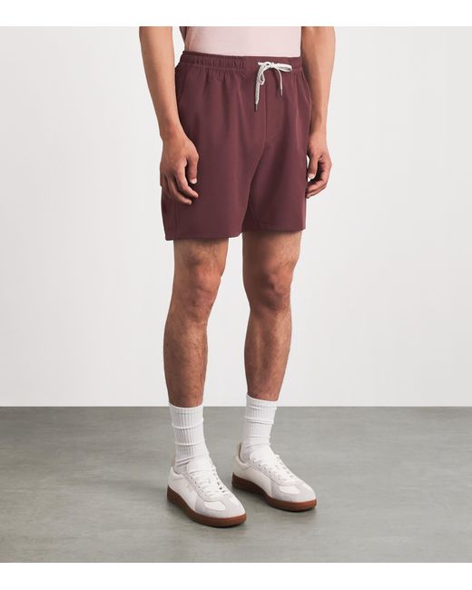 vuori Red 7' Unlined Banks Session Shorts for men