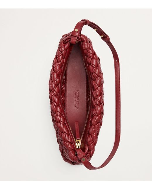 Bottega Veneta Red Leather Kalimero Cha-Cha Shoulder Bag