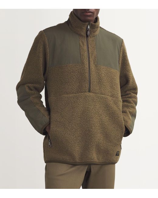James Purdey & Sons Green Half-zip Lux Sporting Sweatshirt for men