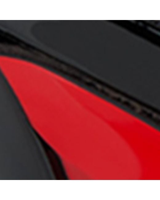 Christian Louboutin Black Rosa Z Patent Leather Heeled Sandals 100