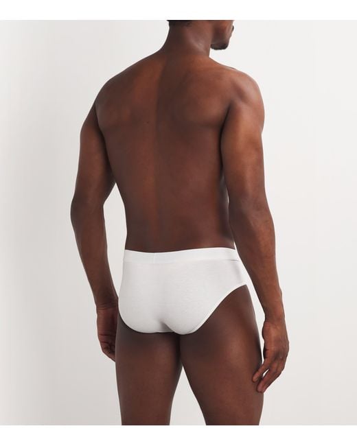 Falke White Daily Climate Control Briefs for men